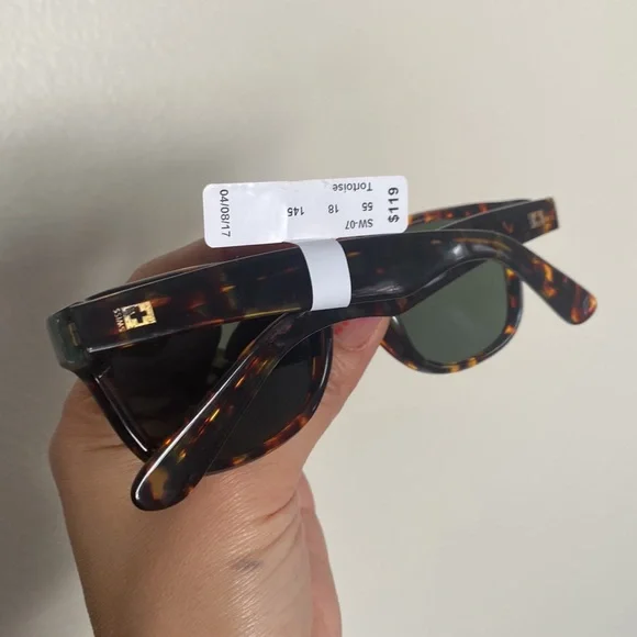 Swiss design Palm Springs tortoise sunglasses display picture 2